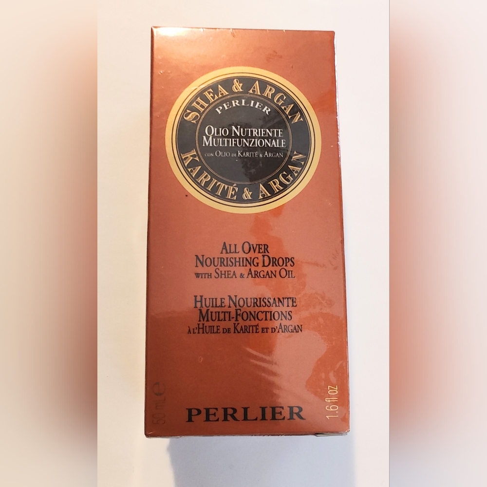 Shea & Argan All Over Nourishing Drops Perlier 1.6‎ FL Oz. SEALED NIB